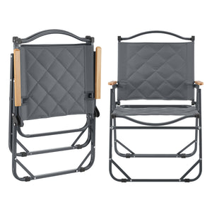 Set de table et 4 chaises de camping Botrugno tissu Oxford 600D casa.pro