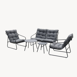 Ensemble de meubles de jardin Kivanta 5 pièces [en.casa]