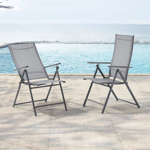 Gartenstuhl Kalamata 2er Set [en.casa]