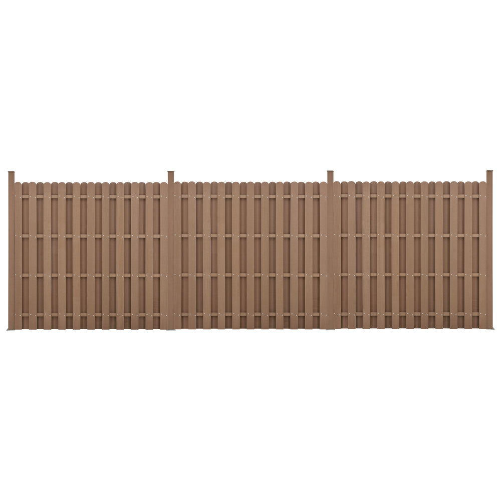 Recinzione da giardino WPC Langero neu.holz - premiumXL