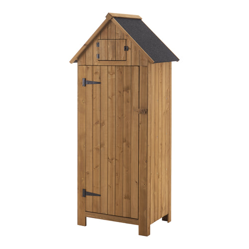 Abri de Jardin à Toit Bitumé Ottrott Range-Bûches en Bois 179 x 77 x 54 cm [en.casa]