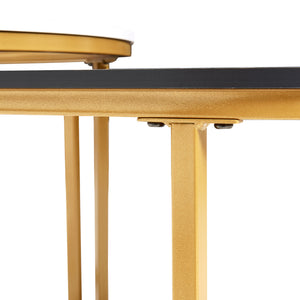 Lot de 2 tables basses Oppeerg gigognes [en.casa] 