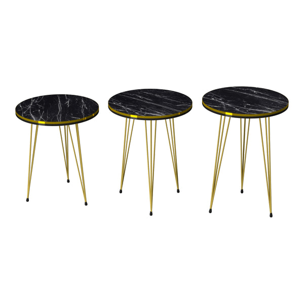 Satztisch Ry 3er Set in versch. Farben [en.casa]