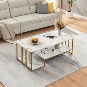 Tavolino Centrale da Salotto Klibro 120x60x42 cm [en.casa] 