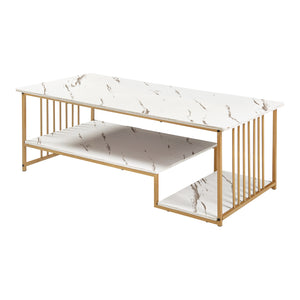 Tavolino Centrale da Salotto Klibro 120x60x42 cm [en.casa] 