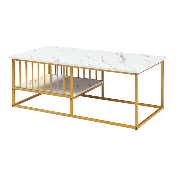 Table basse Raukurg 120 x 60 x 42 cm [en.casa]