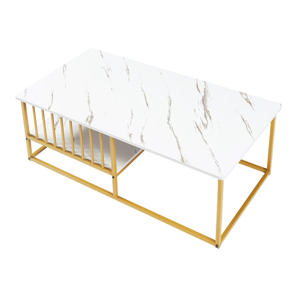 Table basse Raukurg 120 x 60 x 42 cm [en.casa]