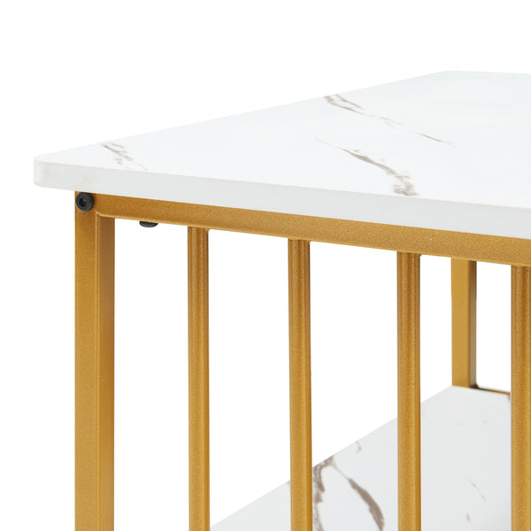 Table basse Raukurg 120 x 60 x 42 cm [en.casa]