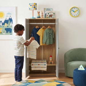 Kleiderschrank Beldinupp 123x60x40 cm [en.casa]