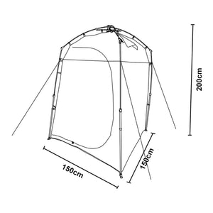 Tenda da Doccia Ayas per Campeggio pro.tec