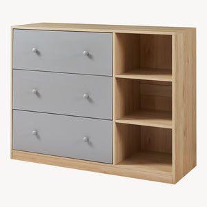 Cassettiera Beldinupp con Piano Fasciatoio Rimovibile 93 x 110 x 55 cm - Vari Colori [en.casa]