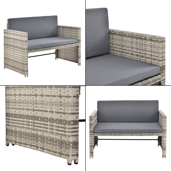 Gartenmöbelset Segovia versch Farben en.casa