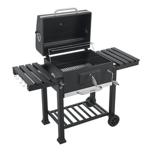 Chariot de barbecue au charbon de bois Arnad noir casa.pro