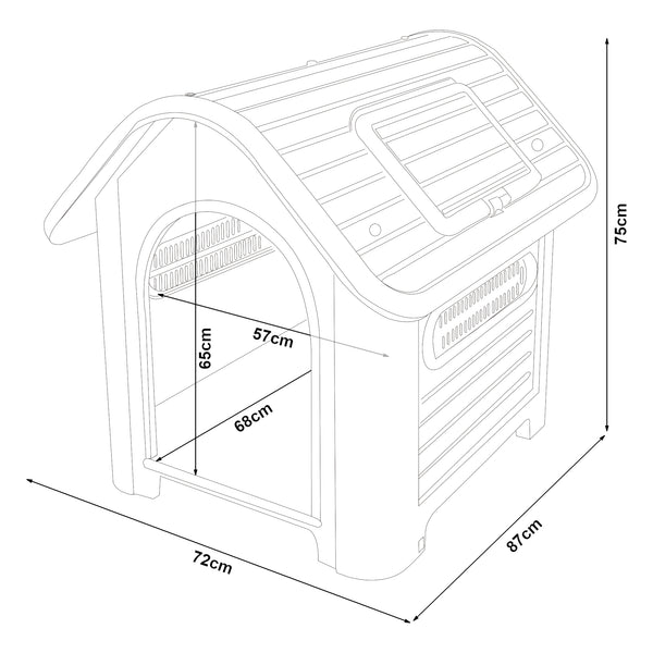 Niche pour chien Bello [en.casa] 