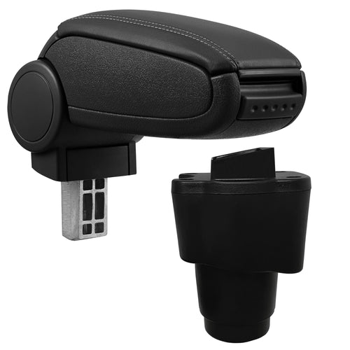 Accoudoir Central Rembourré avec Compartiment de Rangement pour Dacia Sandero II 2ème Génération à partir de l'Année 2012 [pro.tec]