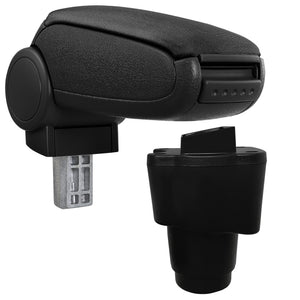 Accoudoir Central Rembourré avec Compartiment de Rangement pour Dacia Sandero II 2ème Génération à partir de l'Année 2012 [pro.tec]