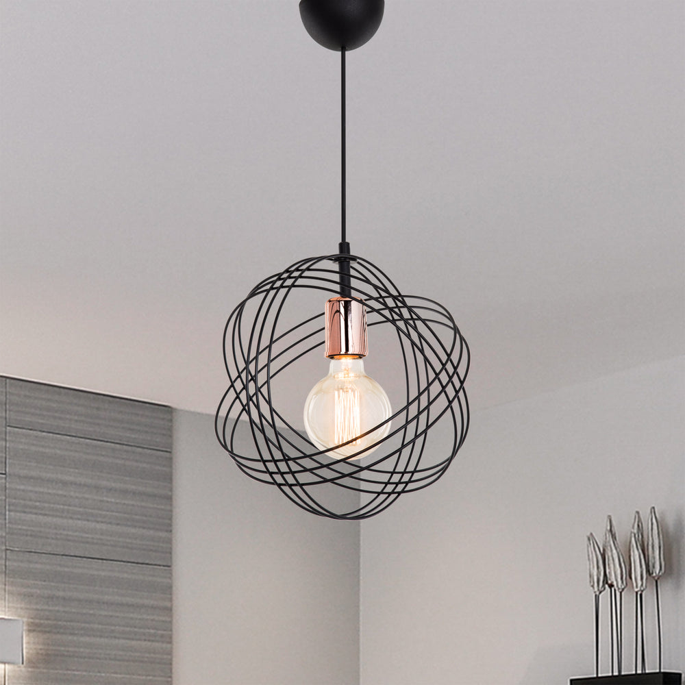 Lampada a sospensione Hove E27 metallo in diversi colori [lux.pro] - premiumXL