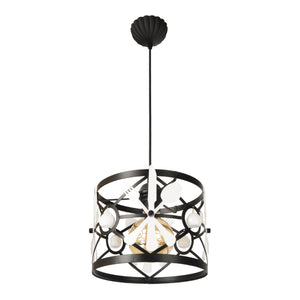 Suspension Patchway 65 x 23 x 23 cm E27 noir blanc [lux.pro]