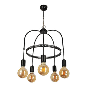 Lampada a sospensione Llandudno E27 metallo in diversi colori e dimensioni [lux.pro] - premiumXL