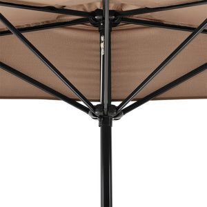 demi-parasol Eger 300 cm x 150 cm x 230 cm casa.pro