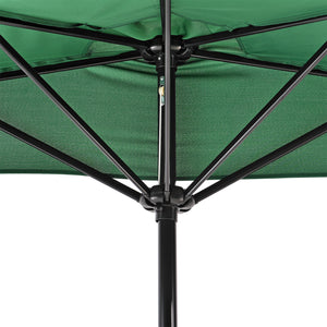 Ombrellone a Semicerchio Eger Parasole a Mezzaluna 300x150 cm casa.pro