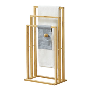 Bambus Handtuchhalter Rana 40x24x82 cm [en.casa] - premiumXL