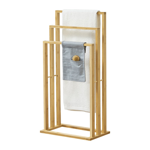 Bambus Handtuchhalter Rana 40x24x82 cm [en.casa] - premiumXL
