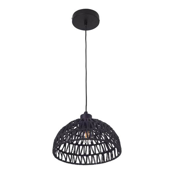 Hängeleuchte Alton Metall+Rattan [lux.pro]