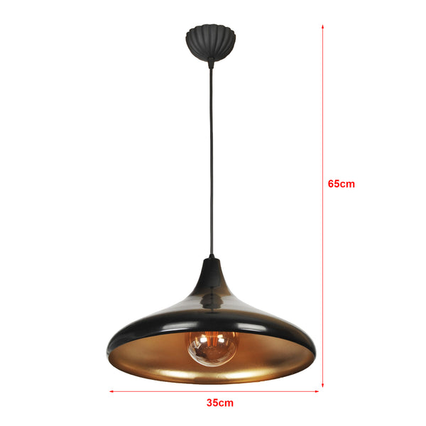 Suspension Knutsford 65 x 35 x 35 cm E27 [lux.pro]