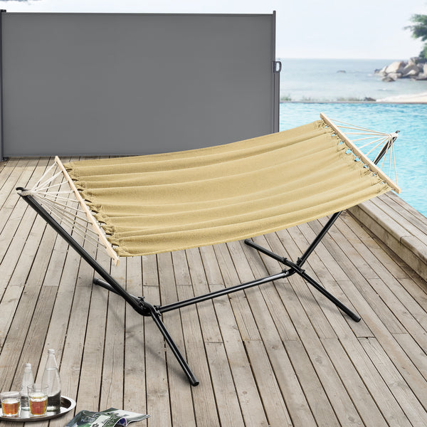 Hängematte Surte mit Gestell 200x100 cm [en.casa]