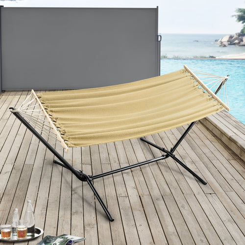 Hängematte Surte mit Gestell 200x100 cm [en.casa]