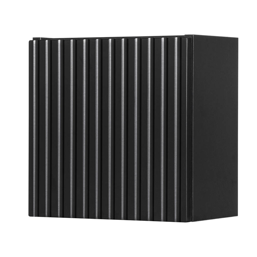 Armoire murale de salle de bain Newport noir [en.casa]