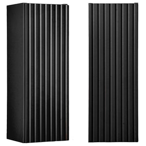 Armoire murale de salle de bain Newport noir [en.casa]