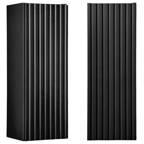 Armoire murale de salle de bain Newport noir [en.casa]