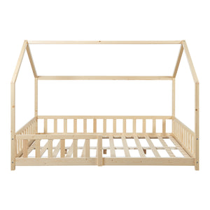 Lit cabane Hesel bois de pin [en.casa]