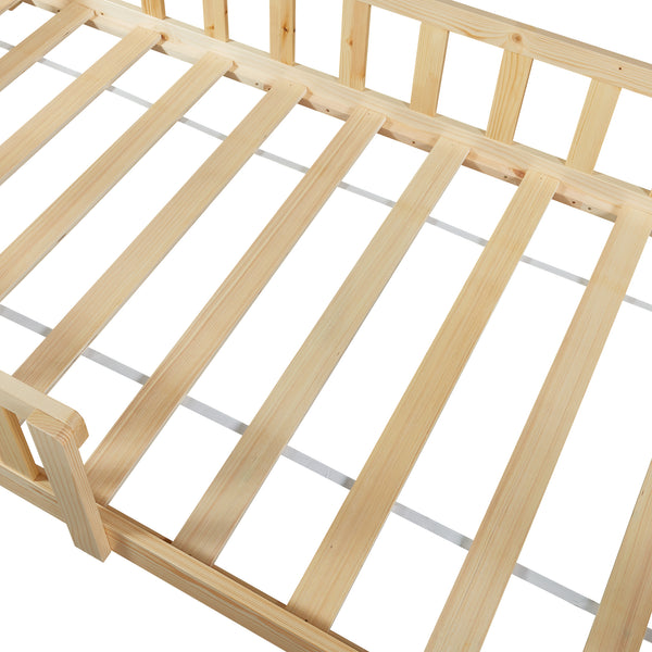 Hausbett Hesel mit Rausfallschutz [en.casa]