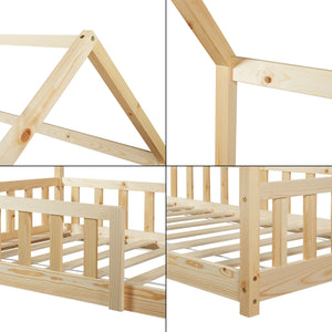 Hausbett Hesel mit Rausfallschutz [en.casa]