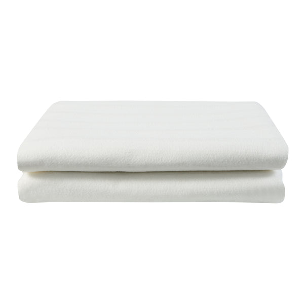 [casa.pro] Coperta doppia elettrica termica - Coperta riscaldante - 6W, 23V, 5Hz - 16 x 14 cm - Scaldaletto Bianco