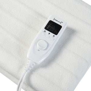 [casa.pro] Coperta doppia elettrica termica - Coperta riscaldante - 6W, 23V, 5Hz - 16 x 14 cm - Scaldaletto Bianco