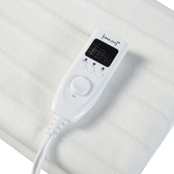 [casa.pro] Coperta doppia elettrica termica - Coperta riscaldante - 6W, 23V, 5Hz - 16 x 14 cm - Scaldaletto Bianco