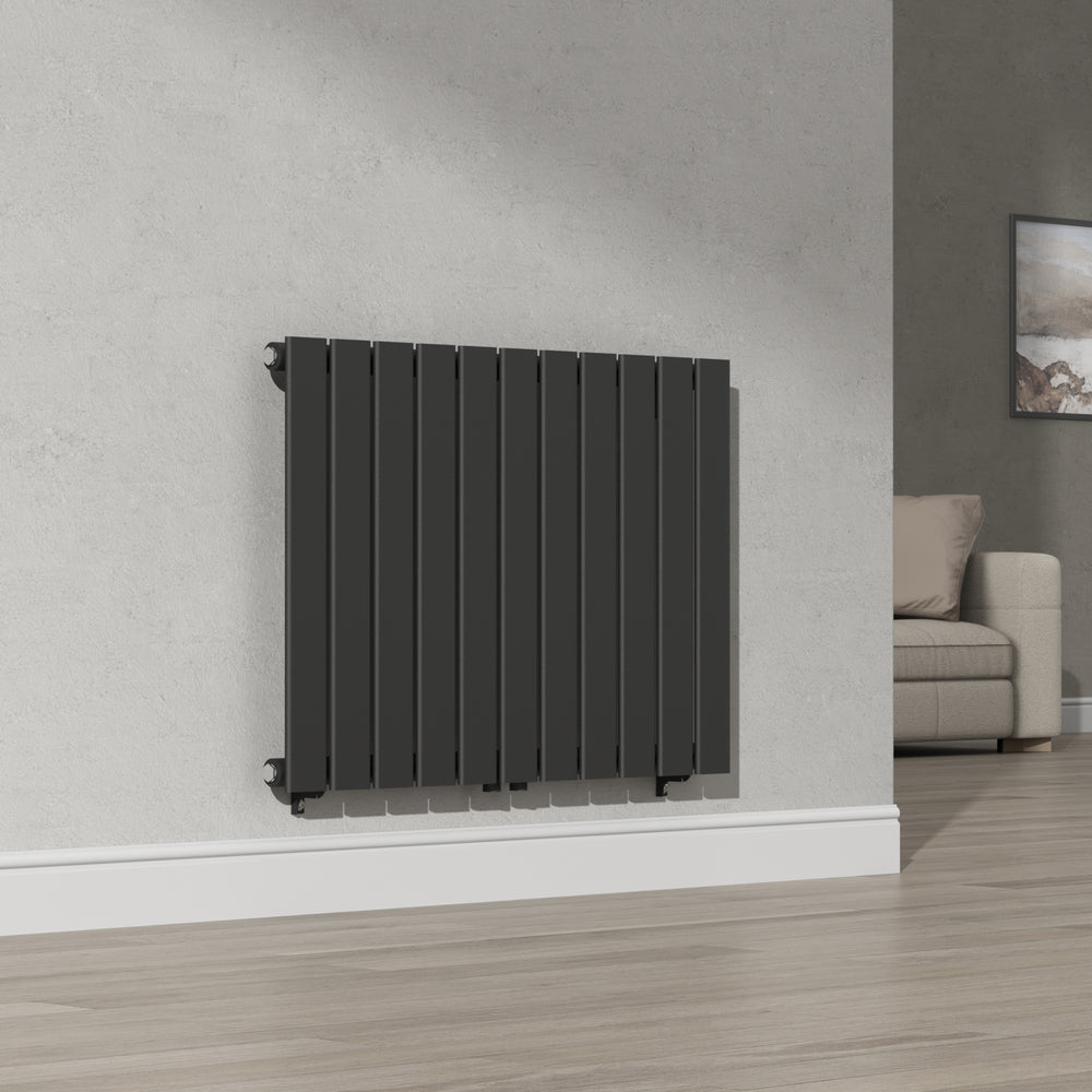 Radiateur à panneau plat Nore 616 W acier 60 x 80 cm noir [neu.haus]