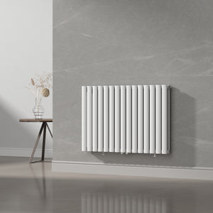 Radiateur à panneaux double Nore 1180 W acier 60 x 90 cm blanc [neu.haus]