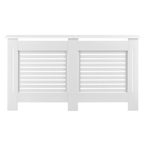 Couverture de Radiateur Charleston Plusieurs Tailles Blanc [en.casa]