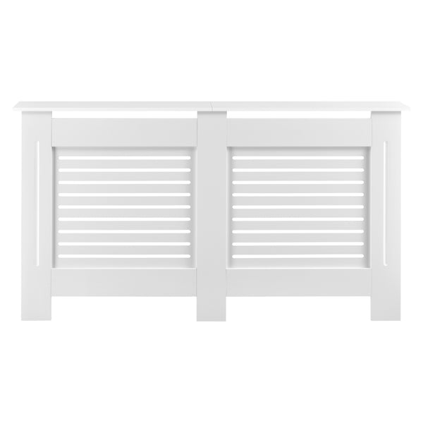 Couverture de Radiateur Charleston Plusieurs Tailles Blanc [en.casa]