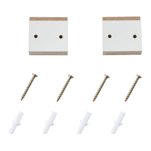 Couverture de Radiateur Charleston Plusieurs Tailles Blanc [en.casa]