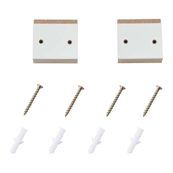 Couverture de Radiateur Charleston Plusieurs Tailles Blanc [en.casa]