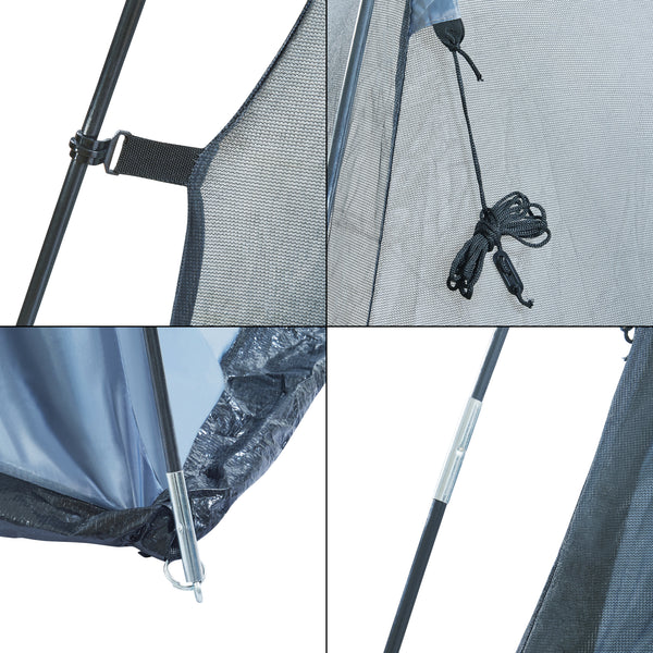 Gazebo da Giardino Beekdaelen con Zanzariere 305 x 305 x 213 cm Vari Colori pro.tec 