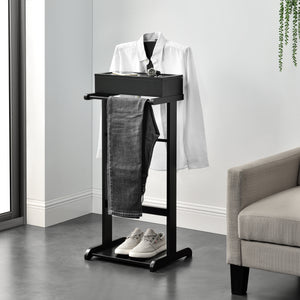 Valet de chambre Lulboll avec boîte ouvrable bois de pin [en.casa]