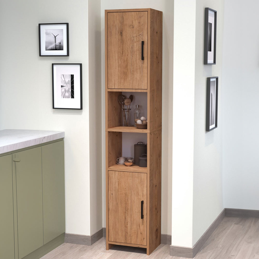 Hochschrank Rautrina 180x35x30 cm [en.casa]