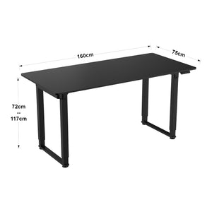 Scrivania Kirkkonummi con Piano Tavolo Regolabile in Altezza pro.tec